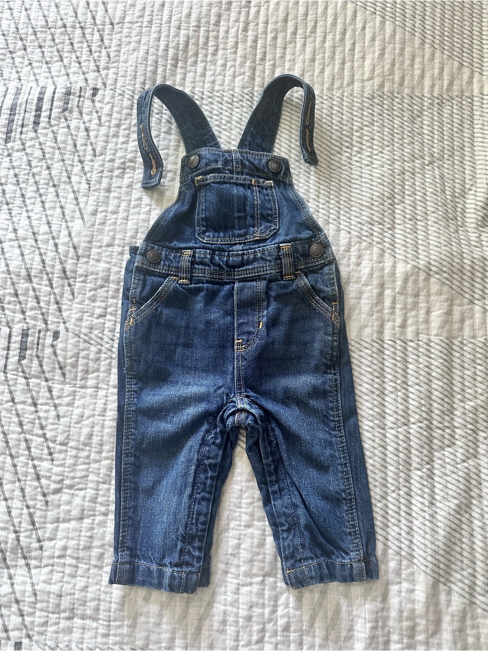 Old Navy Dark Blue Denim Overalls for Kids